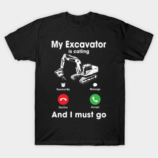 Pint-sized Powerhouse Excavator Whispers, Tee Triumph Extravaganza T-Shirt